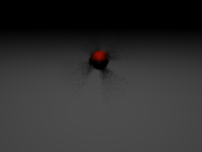 Rendering of motion-blurred propellor.