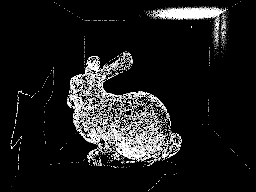 Adaptive subdivision visualization (bunny).