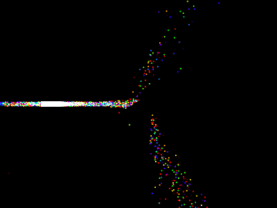 Unsatisfactory spectral rendering of prism.