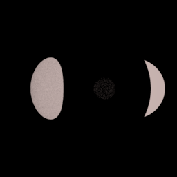 RGB rendering of refractive sphere.