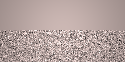 Rendering using (energy-corrected) BRDF, without importance sampling.