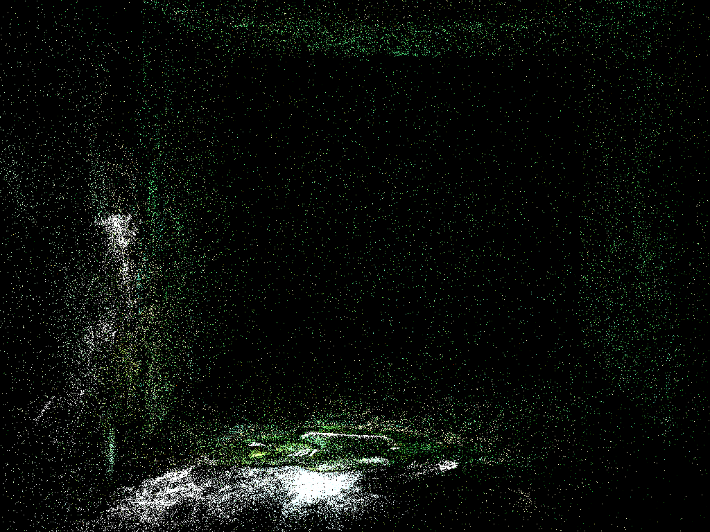 Four visualizations of photonmap generation.