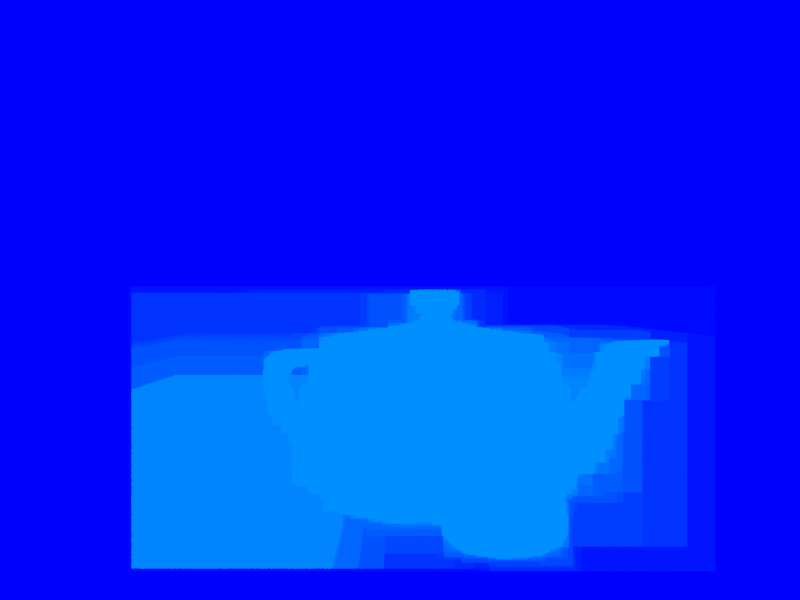 Visualization of maximum depth with BVH.