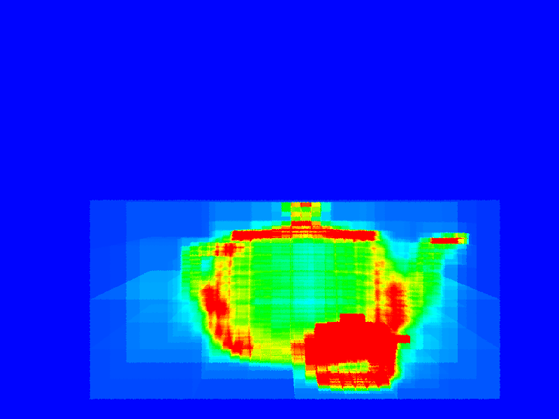 Visualization of operations with octree.