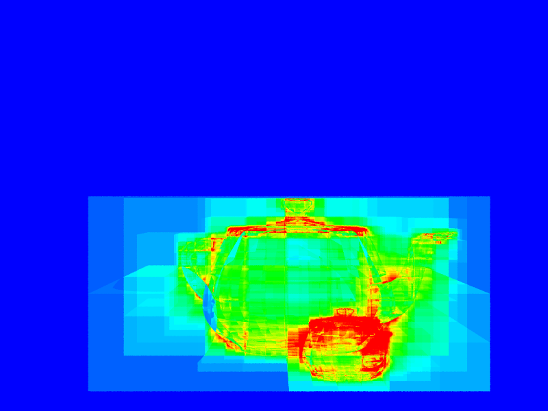 Visualization of operations with octree.