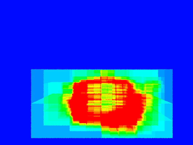Visualization of datastructure operations with octree.
