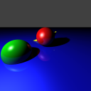 Raytraced scene.