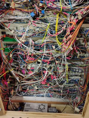Back wiring.