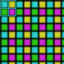 Diagram of pixel geometry.