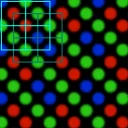 Diagram of pixel geometry.