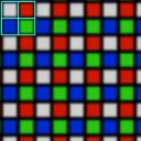 Diagram of pixel geometry.