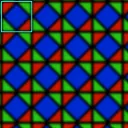 Diagram of pixel geometry.