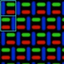 Diagram of pixel geometry.