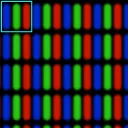 Diagram of pixel geometry.