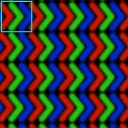 Diagram of pixel geometry.