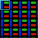 Diagram of pixel geometry.