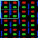 Diagram of pixel geometry.