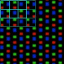 Diagram of pixel geometry.
